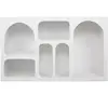 Hanah Home Etagère avec niches Liva Blanc