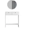 MENZZO Ensemble console avec miroir Iota Blanc