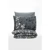 Mijolnir - Parure housse de couette Comely anthracite 140x200 cm