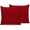 En Vogue - 2 Taies d'oreiller rouges 60x60 cm