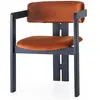 Homitis - Chaise Co orange/noir - 58x76x49 cm T.U