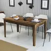MENZZO Table de salle à manger avec rangement Fiorita 145cm Bois