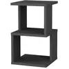 EMOB Table de chevet woody fashion  30 x 30 x 49 cm  anthracite