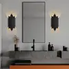 MENZZO Applique murale Lillari L18xH40cm Métal Noir