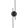 ALLURE Lampe Murale led Noire, 17x86 cm, Pour Bureau Moderne ou Chambre Minimaliste
