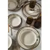 Merkloos / Sans marque Elizabed - Service de table en porcelaine crème - 16 pièces T.U