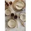 MENZZO Elizabed - Service de table en porcelaine crème - 12 pièces T.U