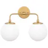 SHEEN LIGHTING Opviq - Applique murale Horn dorée - 91x25x49-129 cm T.U