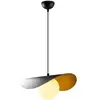 VENTE-UNIQUE Opviq Suspension Vatoz 2866 à 1 lampe, noir, verre opalin