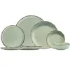 Hanah Home Service De Table En Porcelaine Point 24 Pièces