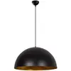 Merkloos / Sans marque Suspension dôme chachou d60cm métal noir et or antique