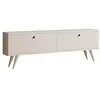 Meuble Tv Dozia L160cm Blanc