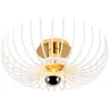 SHEEN LIGHTING Opviq - Plafonnier Aspendos blanc - D.36x12 cm T.U