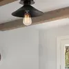 'merkloos' Toilinux - Suspension d'intérieur design en oréole - Diam. 50 cm - Noir