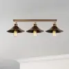 Opviq Plafonnier Berceste N-661, or antique, métal, à 3 lampes