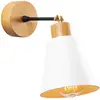 Opviq - Applique murale Manavgat blanche  -  D. 14xh.25 cm OS