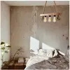 Merkloos / Sans marque Opviq - Lustre Erebos bois - 60x9x60 cm T.U