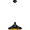 Opviq Cotecosy - Suspension dôme Alca D35cm Métal Noir