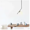 Opviq Suspension Dolunay 143-AV, noir, un abat-jour en verre