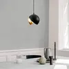 Opviq - Suspension Berceste noir/doré - 20x114 cm T.U