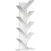 Wooden Art - Bibliothèque Hitit marron - 46x128.5x22 cm T.U