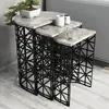 Homitis - Tables basses gigognes Stil blanche OS