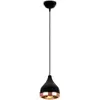 Opviq Suspension Yildo 7000 1-flg Ø15cm noir/cuivre