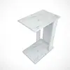 Hanah Home - Table d'appoint Pasific C blanc/noir - 30x61x43 cm OS