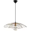 ’merkloos’ Suspension filaire vintage en métal - D.50 x H.110 à 300 cm - Doré - ATHERIA