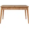 MENZZO Table à manger extensible Malva Bois clair