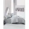 Ss_marque Parure de lit satin coton - Gris