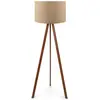 MENZZO Sheen - Lampadaire Ayd beige/marron - D.38x140 cm T.U