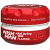 Nishman - Série de coiffure (150ml, 03 Flaming AQUA WAX)