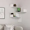 Etagère murale - EMOB - Woody Fashion - Blanc - 60 cm - 90 cm