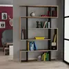 BOBOCHIC Wooden Art - Bibliothèque mito naturel/anthracite - 25.5x108.5x161 cm T.U
