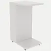 Wooden Art - Bout de canapé Filinta blanc - 30x63x40 cm OS