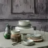 Asir Set vaisselle service dîner 24 pièces Murrina 100% Porcelaine Marbre TU