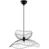 Opviq Suspension Farac 6390, noir, métal, Ø 50 cm