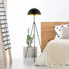 Opviq Lampadaire Can-NT-113-1, noir métal trépied, hauteur 170 cm