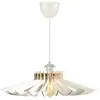 Vente-Unique Suspension ajourée en MDF - D. 68 x H. 50 cm - Blanc - FARITA