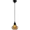 Opviq Suspension Gold 050, or-transparent, verre, Ø 17 cm
