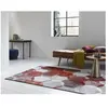 Esprit Tapis motif cercles vintage rouge/gris pour salon, chambre 290x200