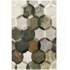 Esprit - Tapis Home moderne géométrique Modernina Vert 120x170