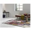 Esprit Tapis motif cercles vintage nuances vives pour salon, chambre 170x120