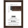 Cadre pour puzzle de 2000 pièces - 30 mm : Marron