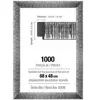 Cadre pour puzzle de 1000 pièces - 30 mm : Argent