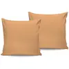 En Vogue - 2 Taies d'oreiller en coton orange 60x60 cm