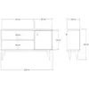 UB DESIGN Jena Pin Atlantique 120 x 50 x 29 835PUQ4528