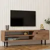 Wooden Art - Meuble TV Avila pin - 120x38x30 cm T.U
