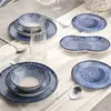 MULTIMARQUES Mioli - Service de table en porcelaine - 27 pièces bleu T.U